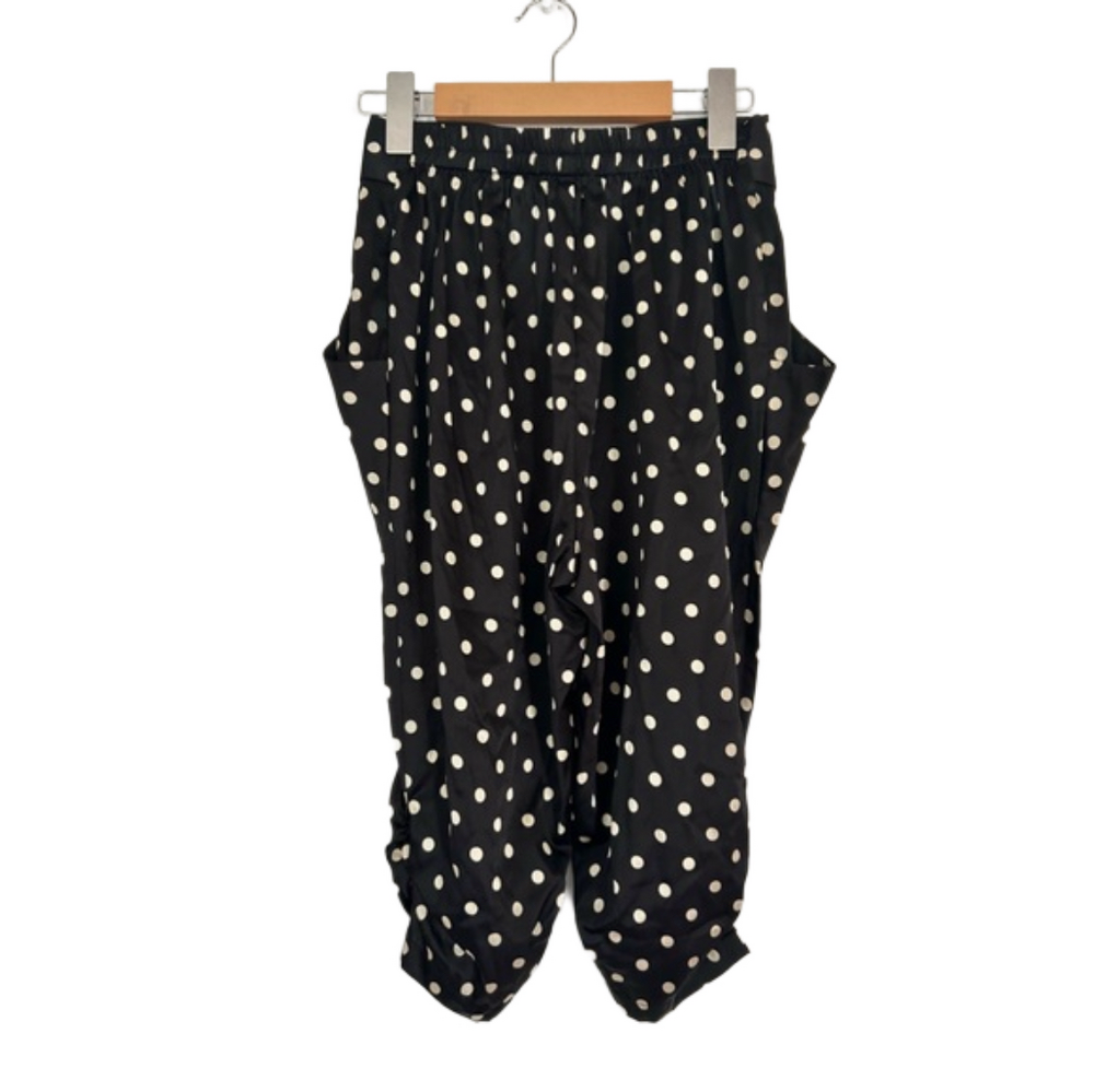 Essence silk high waisted pants polka dot pants shorts easy wide harem